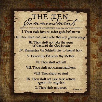 ten commandments