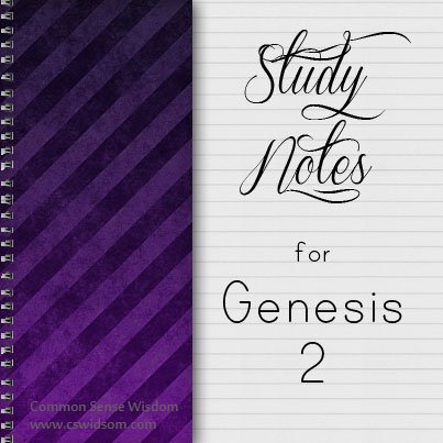 Study Notes - Genesis 2