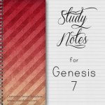 Study Notes - Genesis 7