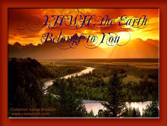 Psalm 24: The Earth Belongs to the LORD