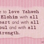 Love God with all your heart