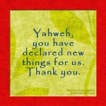 Yahweh, Thank You - cswisdom.com