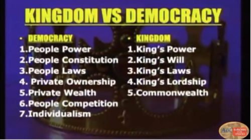 Kingdom Vs. Democracy - Dr. Myles Munroe - www.cswisdom.com