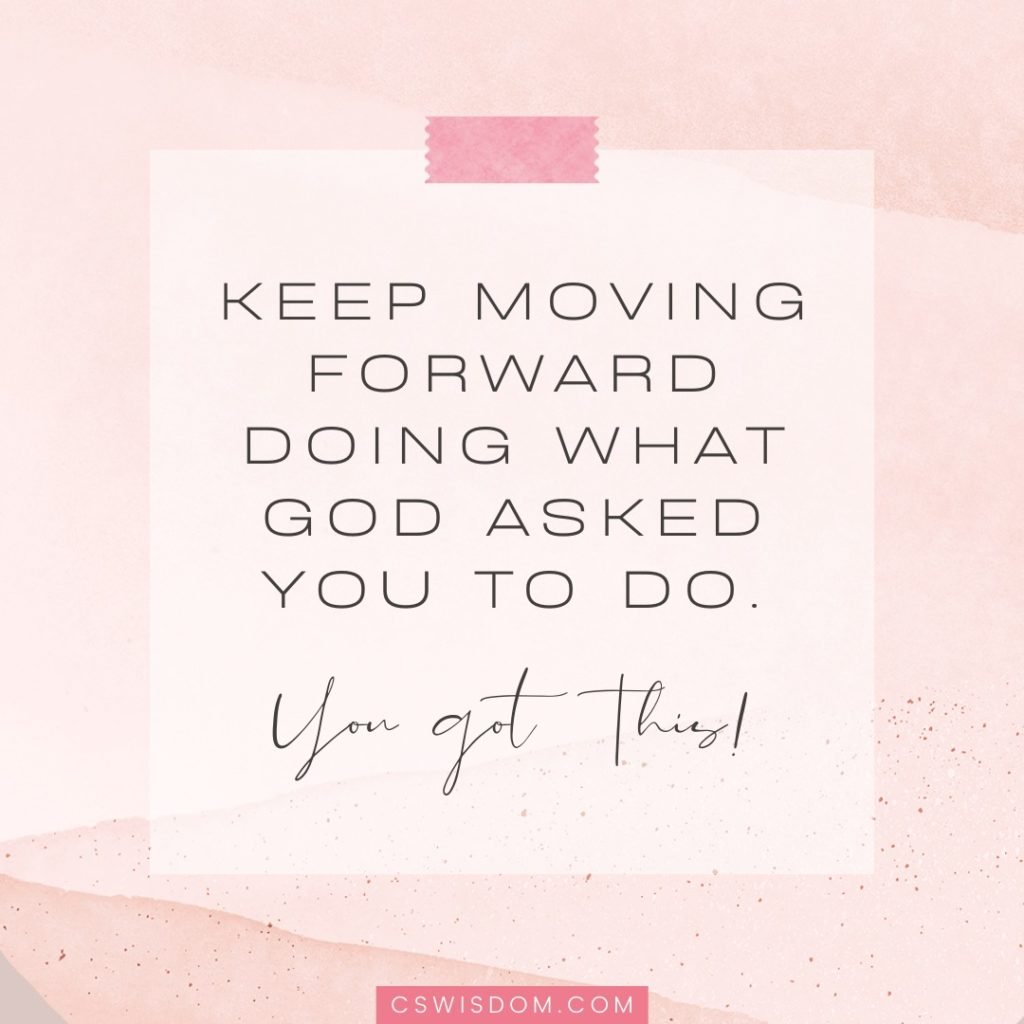 Keep Moving Forward