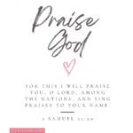I Will Praise You, YHWH, Among the Nations